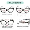 imageEyekepper 4pack Bifocal Reading Glasses for Women  Oval Round Bifocal ReadersSet of 4 Clear Lens