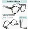 imageEyekepper 4pack Bifocal Reading Glasses for Women  Oval Round Bifocal ReadersSet of 4 Clear Lens