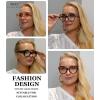 imageEyekepper 4pack Bifocal Reading Glasses for Women  Oval Round Bifocal ReadersSet of 4 Clear Lens