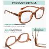 imageEyekepper 4pack Bifocal Reading Glasses for Women  Stylish Ladies Bifocal Readers4 Pack Clear Lens Mix Color