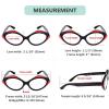 imageEyekepper 4pack Bifocal Reading Glasses for Women Bifocal Readers Oval4 Pack Clear Lens Mix Color