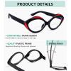 imageEyekepper 4pack Bifocal Reading Glasses for Women Bifocal Readers Oval4 Pack Clear Lens Mix Color