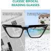imageEyekepper 4pack Bifocal Reading Glasses for Women Bifocal Readers4 Pack Clear Lens Mix Color