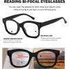 imageEyekepper 4pack Bifocal Reading Glasses for Women Small Bifocal Readers4 Pack Clear Lens Mix Color