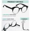 imageEyekepper 4pack Bifocal Reading Glasses for Women Small Round Bifocal Readers4 Pack Clear Lens Mix Color