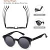 imageEyekepper 4pack Bifocal Reading Glasses for Women Small Round Bifocal Readers4 Pack Grey Lens Mix Color