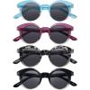 imageEyekepper 4pack Bifocal Reading Glasses for Women Small Round Bifocal Readers4 Pack Grey Lens Mix Color