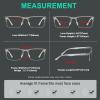 imageEyekepper 4pack HalfRim Reading Glasses Lightweight Metal Rectangle Reader for Men4 Pack Mix Color