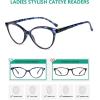 imageEyekepper 4pack Reading Glasses for Women Cateye Readers 1004 Pack Mix Color