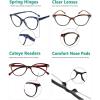imageEyekepper 4pack Reading Glasses for Women Cateye Readers 1004 Pack Mix Color