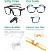 imageEyekepper 5pack Oversized Reading Glasses Square Large Frame Readers for Men and Women 6005 Pack Mix Color