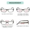 imageEyekepper 6 Pairs Mens Readers Includes Sunglass Reader Spring Hinge Reading Glasses 20400