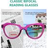 imageEyekepper Bifocal Reading Glasses Women 4Pack Ladies Bifocal Readers Cateye Style4pcs Clear Lensmix
