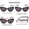 imageEyekepper Bifocal Reading Glasses Women 4Pack Ladies Bifocal Readers Cateye Style4pcs Grey Lensmix