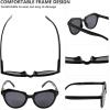 imageEyekepper Bifocal Reading Glasses Women 4Pack Ladies Bifocal Readers Cateye Style4pcs Grey Lensmix