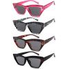 imageEyekepper 4Pack Bifocal Reading Glasses for Women Cateye Bifocal Readers4 Pack Grey Lens Mix Color