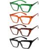 imageEyekepper 4pack Bifocal Reading Glasses for Women Bifocal Readers4 Pack Clear Lens Mix Color
