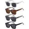 imageEyekepper 4pack Bifocal Reading Glasses for Women Small Bifocal Readers4 Pack Grey Lens Mix Color