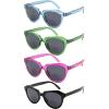 imageEyekepper Bifocal Reading Glasses Women 4Pack Ladies Bifocal Readers Cateye Style4pcs Grey Lensmix