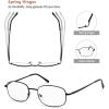 imageEyekepper 3pack Reading Glasses Men Women Metal Full Frame Readers 103 Pack Mix Color2