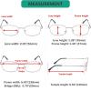 imageEyekepper 3pack Reading Glasses Men Women Metal Full Frame Readers 10Silver
