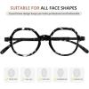 imageEyekepper 4 Packing Retro Design Glasses for Women Reading  Vintage Reading Eyeglasses Small Lens Readers Men 2004pcsmix