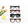 imageEyekepper 4Pack Readers Square Large Lenses SpringHinges Reading Glasses for Men Women 2754 Pairs Mix