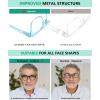 imageEyekepper 5 Pack Large Reading Glasses  Square Readers for Men Women Reading 1255 Pairs Mix