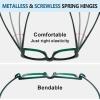 imageEyekepper 5 Pack Large Reading Glasses  Square Readers for Men Women Reading 1256 Pack Mix Color