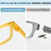 imageEyekepper 5 Pack Large Reading Glasses  Square Readers for Men Women Reading 1256 Pack Mix Color