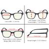imageEyekepper 5 Pack Large Reading Glasses  Square Readers for Men Women Reading 125Blue Light Blockingb405 Pairs