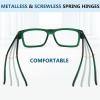 imageEyekepper 5 Pack Reading Glasses for Men Includes Reader Sunglasses Spring Hinges Classic Cheater Glasses 1756 Pack Mix Color