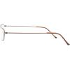 imageEyekepper 5Pack Stainless Steel Frame Halfeye Style Reading Glasses Readers Gunmetal5 Pcs All Brown