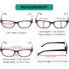 imageEyekepper Classic Reading Glasses for Men 5 Pack Spring Hinges Readers5 Pairs Mix
