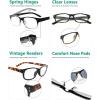 imageEyekepper Classic Reading Glasses for Men 5 Pack Spring Hinges Readers5 Pairs Mix