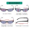 imageEyekepper Classic Reading Glasses for Men 5 Pack Spring Hinges Readers5pcs All Grey Lens