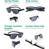 imageEyekepper Classic Reading Glasses for Men 5 Pack Spring Hinges Readers5pcs All Grey Lens