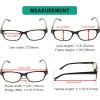 imageEyekepper Classic Reading Glasses for Men 5 Pack Spring Hinges ReadersBlackYellow5pcs