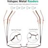 imageEyekepper Metal Frame Spring Hinged Arms Reading Glasses 3 Pair Brown Valupac Metal Readers 1003 Pcs Mix