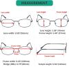 imageEyekepper Metal Frame Spring Hinged Arms Reading Glasses 3 Pair Brown Valupac Metal Readers 1003 Pcs Mix