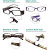 imageEyekepper Reading Glasses 6 Pack Comfort Reader Eyeglasses Include Reading Sunglasses for Men Women 17512 Pack Mix Color  R040g