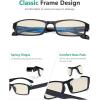 imageEyekepper Reading Glasses 6 Pack Comfort Reader Eyeglasses Include Reading Sunglasses for Men Women 175Blue Light Blockingb405 Pairs