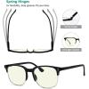 imageEyekepper Reading Glasses Women Men 4Pack Design Semirim Readers Eyeglasses 1754 Pack Mixedcolor Blue Light Blocking Reading Glasses