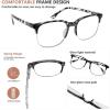 imageEyekepper Reading Glasses Women Men 4Pack Design Semirim Readers Eyeglasses 1754pcsmix
