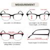 imageEyekepper Reading Glasses Women Men 4Pack Design Semirim Readers Eyeglasses 1754pcsmix