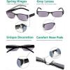 imageEyekepper Reading Glasses4 Pack Include Reading Sunglasses for Women Men Reading Under The SunTwoTone Reader Eyeglasses4pcs All Grey Lens