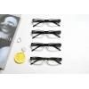 imageEyekepper Reading Glasses4 Pack Include Reading Sunglasses for Women Men Reading Under The SunTwoTone Reader EyeglassesBlack4pcs All Clear Lens