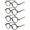 imageEyekepper 4 Packing Retro Design Glasses for Women Reading  Vintage Reading Eyeglasses Small Lens Readers Men 2004pcsmix