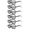 6 Pairs Grey Lens