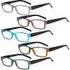 imageEyekepper Reading Glasses 5 Pack Cute Readers for Women Men Reading 0755 Pairs Mix